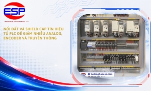 Nối Đất Và Shield Cáp Tín Hiệu Tủ PLC Để Giảm Nhiễu Analog, Encoder Và Truyền Thông