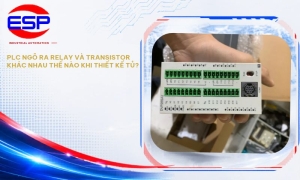 PLC Ngõ Ra Relay Và Transistor Khác Nhau Thế Nào Khi Thiết Kế Tủ?