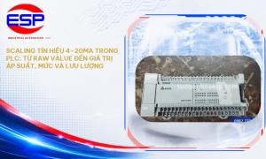 Scaling tín hiệu 4–20mA trong PLC: Từ Raw Value đến giá trị áp suất, mức và lưu lượng
