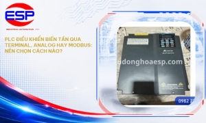 PLC Điều Khiển Biến Tần Qua Terminal, Analog Hay Modbus: Nên Chọn Cách Nào?