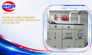 Tủ Điện PLC Điều Khiển Bơm: Cần Chốt Số Bơm, Chế Độ Chạy Và Tín Hiệu Gì?
