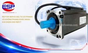 Motor Servo Delta Có Phanh Và Không Phanh Khác Nhau Khi Chọn Cho Máy?