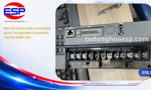 Motor Servo Delta Không Quay Dù Driver Có Nguồn: 7 Bước Kiểm Tra