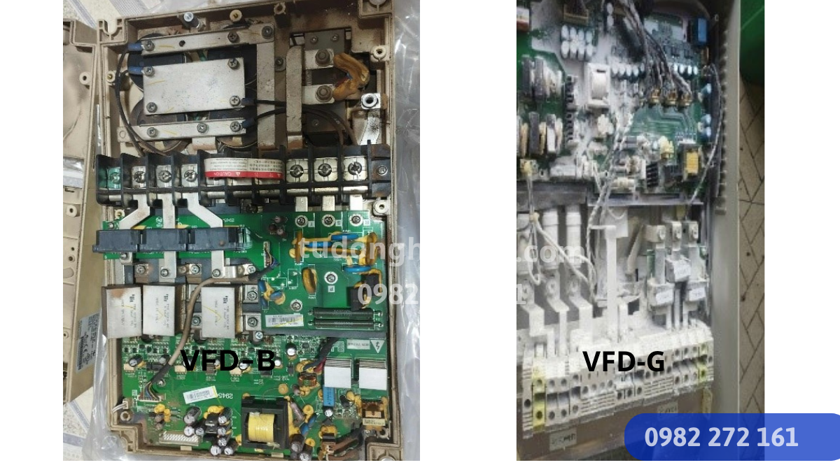 Nguyên lý biến tần Delta VFD-G nhận tín hiệu điều khiển máy ép nhựa