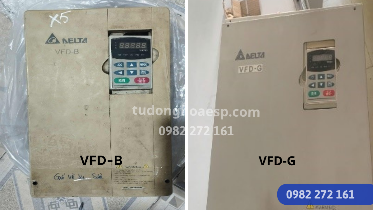 So sánh biến tần Delta VFD-B và VFD-G trong hệ thống công nghiệp
