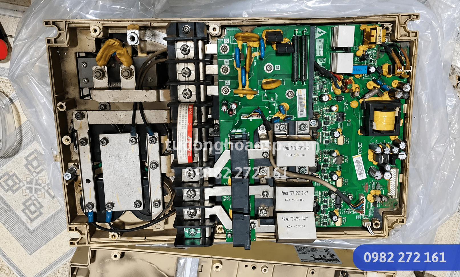 Kiểm tra bo điều khiển khi biến tần mất truyền thông Modbus RS485