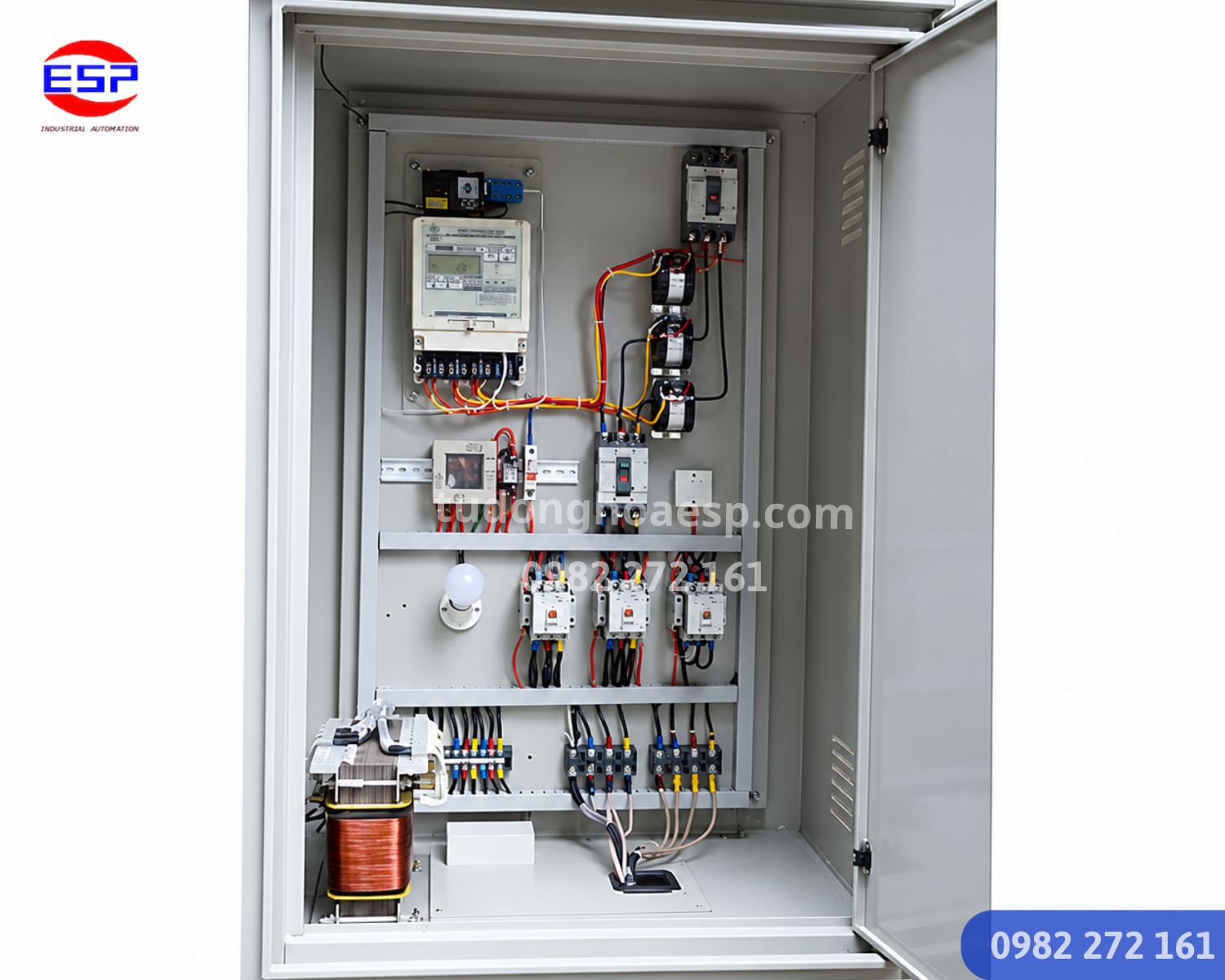 Tủ PLC HMI tổng thể cho hệ thống điều khiển công nghiệp