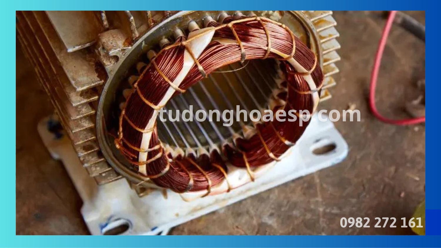 Stator và cuộn dây Motor Servo Delta hỗ trợ đánh giá tình trạng motor đời cũ