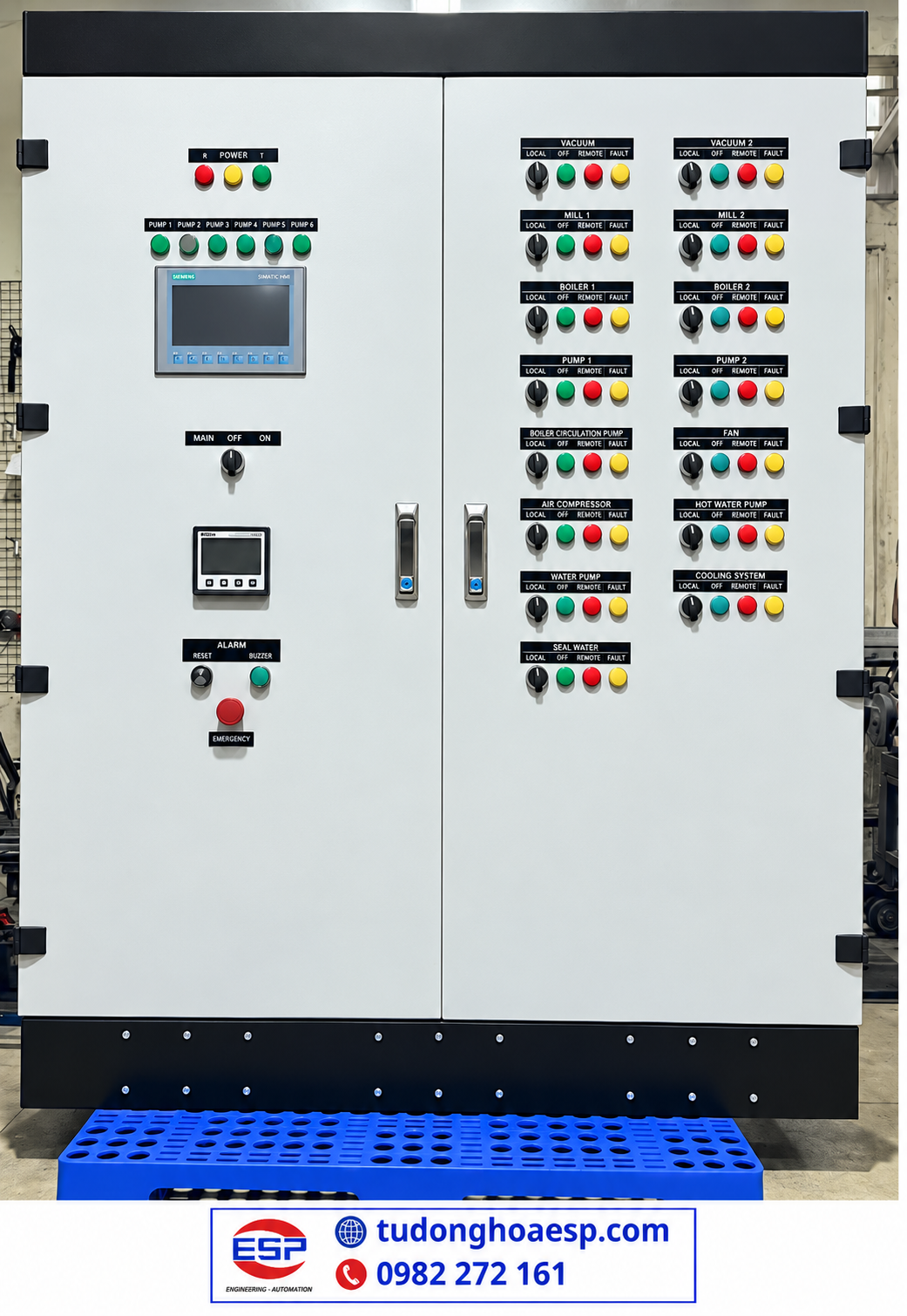 Tủ PLC cần kiểm tra khi HMI không kết nối PLC