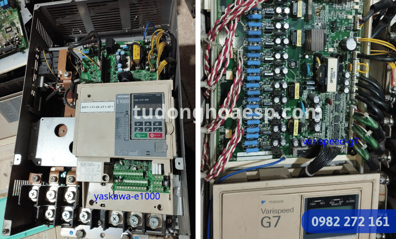 Checklist kiểm tra trước khi thay biến tần Yaskawa E1000 và G7