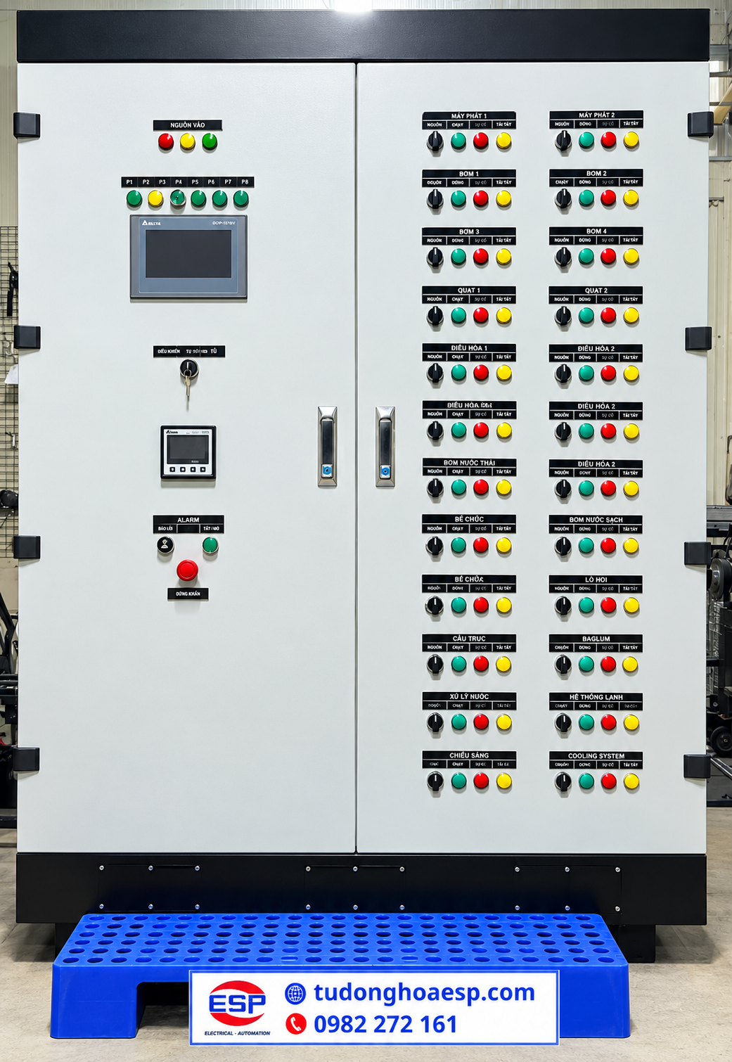 Nguồn 24VDC terminal và thiết bị trong tủ điều khiển PLC
